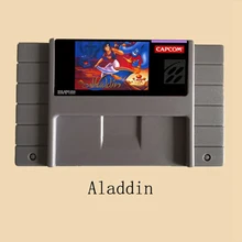 Aladdin 16 бит большая серая игровая карта для NTSC игрового плеера