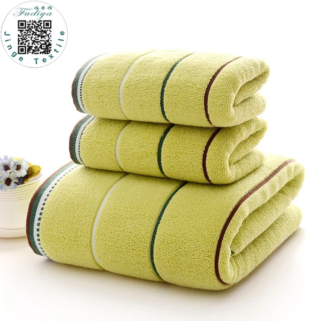 New Fashion (3pcs/Lot) Bath Towel Set 1*70cm*140cm & 2*34cm*74cm 100% Cotton Bath Towel Piece Set Face Towel Wholesale 6 Colors