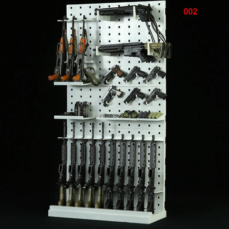 1/6 Scale 002 Modular Weapons Arms Display Wall Gun Rack Stand (Weapons not include) Infinite expansion F12 Inch Soldier Figure