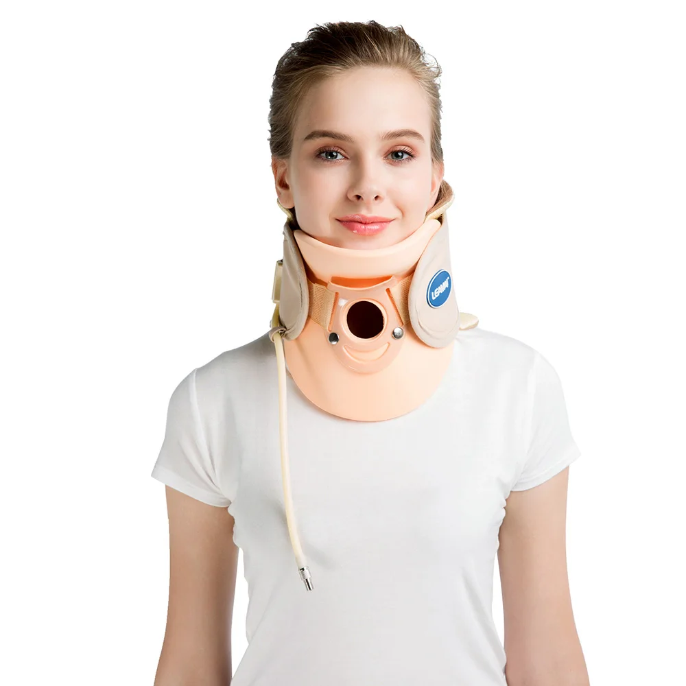 

cervical vertebra tractor Inflatable Medical Neck Cervical Traction Device Relief Neck Upper Back Pain Portable Home Use necks