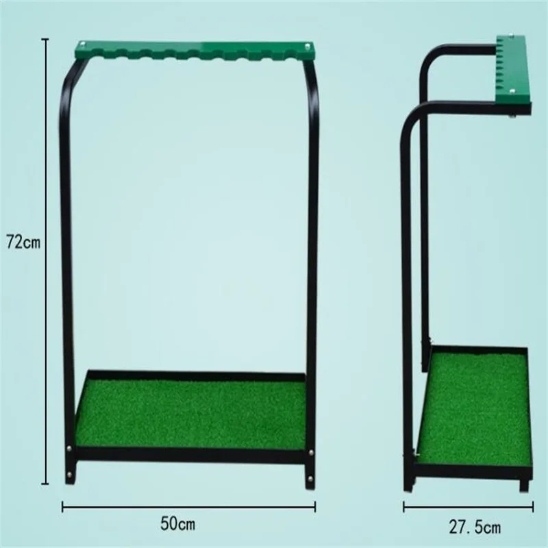 Гольф Glub стойки Гольф полюс Дисплей Стенд зеленый гольф штанга практика поле стеллаж для хранения