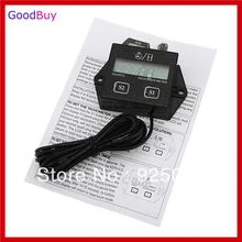 Цифровой ЖК-Тахометр Датчик свечи зажигания газовый двигатель Мотоцикл ATV Лодка