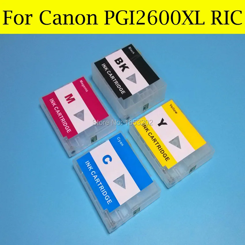 

1 Set Refill Ink Cartridge For CANON PGI-2600XL For Canon MB5060 MB5360 Printer