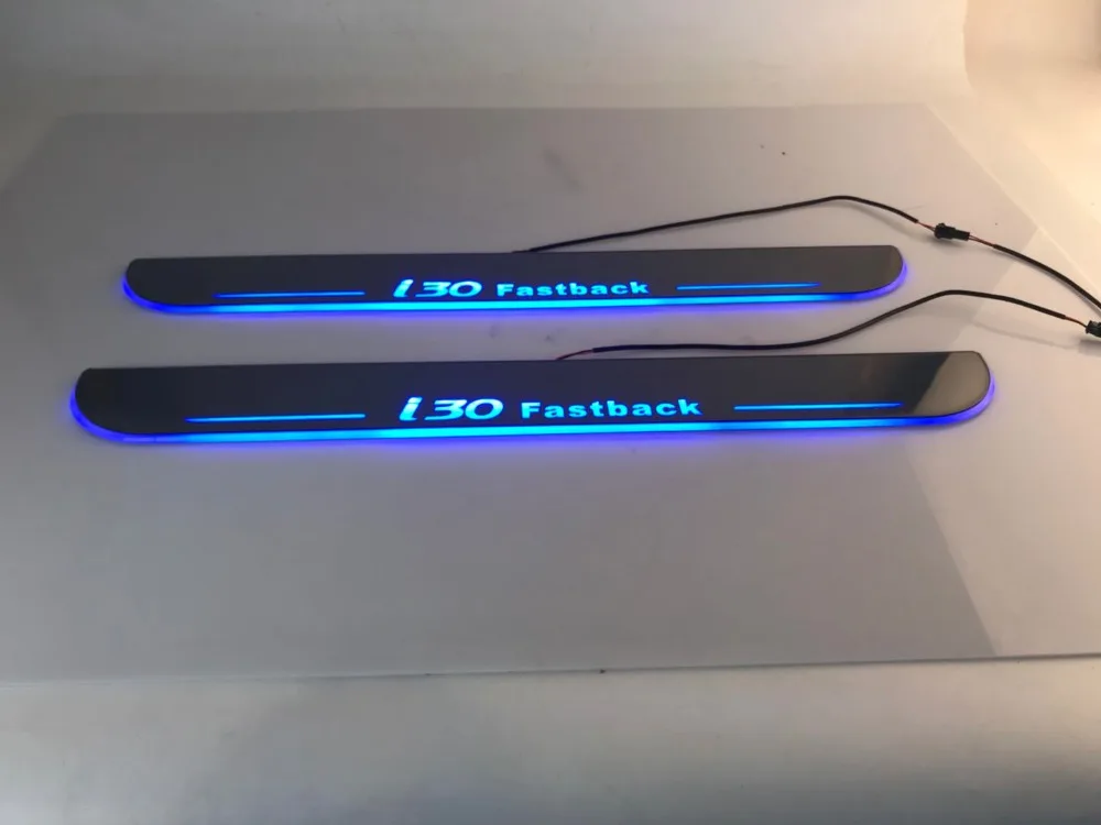 EOsuns светодиодный перемещение двери потертости Nerf бары и работает Панели дверной