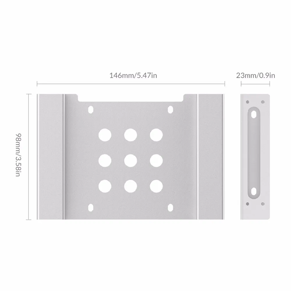 ORICO алюминиевый 2," до 3,5" дюймовый внутренний HDD SSD Кронштейн монтажный комплект с винтами и амортизацией резиновая шайба