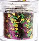 50g/bag Chunky Glitter Nail Sequins Iridescent Flakes Ultra-thin Colorful Mixed Paillette Festival Glitter Cosmetic Face Glitter - Цвет: 2-10g jar