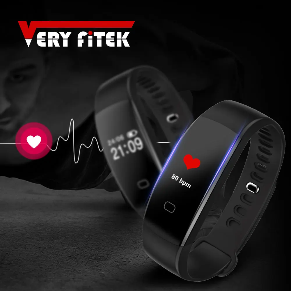 VF08 Smart Wristbands Fitness Bracelet Passometer Smartband with Heart Rate Monitor Fitness Bracelets Pk ID107 Fitbits