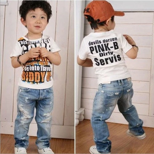 jeans with a lot of holes