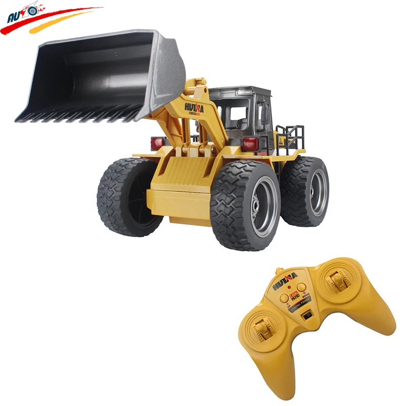 RC Truck Alloy Shovel Loader 6CH 4WD Wheel Loader Metal Remote Control
