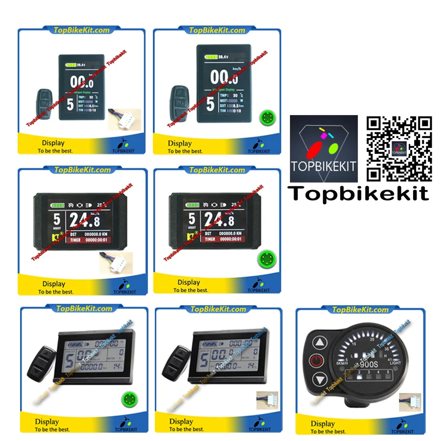 ЖК дисплей для электровелосипеда KT 8H 8S 3 светодиода 900S измерительный с 5