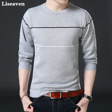 Liseaven мужской толстый свитер мужские свитера пуловер мужские мужские Брендовые повседневные Пуловеры Мужская одежда