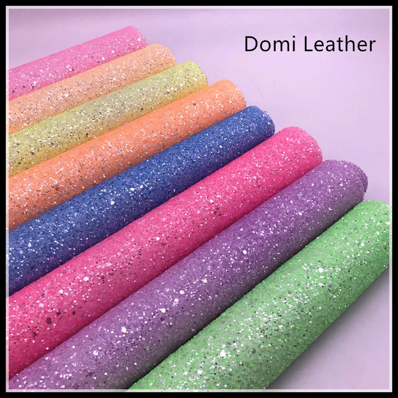 Pastel Chunky Glitter Fabric (10)