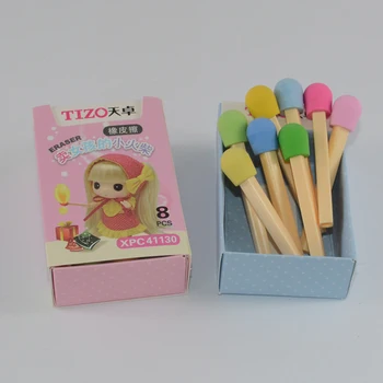 

8 Pcs/ Lot eraser Kawaii material escolar Children's gifts silgi girl rubber borracha lastik erasers papeleria gomme