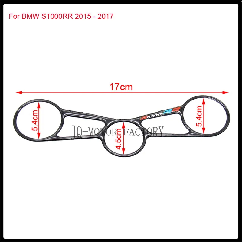 Epoxy resin Motorcycle Carbon Fiber Stickers Top Triple Clamp Tank pad Case for BMW S1000RR S1000 RR