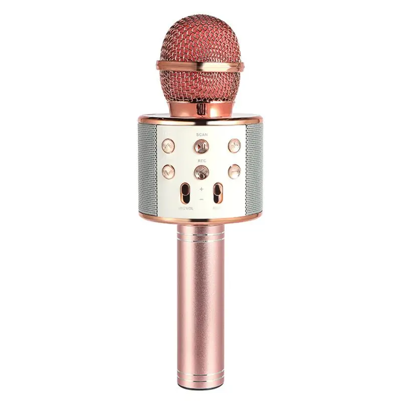 

High Quality Wireless Portable Handheld Bluetooth Karaoke Microphone Singing Machine