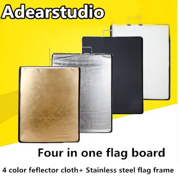 

Pro Video Studio 75x90cm Stainless steel Flag Panel Reflector Diffuser Fotografia Acessorios Camera Photo Studio CD05Y