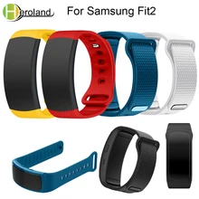 Ремешок для samsung Galaxy gear Fit2, SM-R360, браслет, цветной браслет, спортивный, сменный, умный ремешок для часов, силиконовые часы, новинка