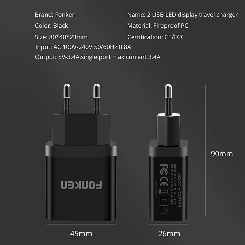 USB адаптер для быстрой зарядки телефонов и планшетов|Зарядные устройства| |