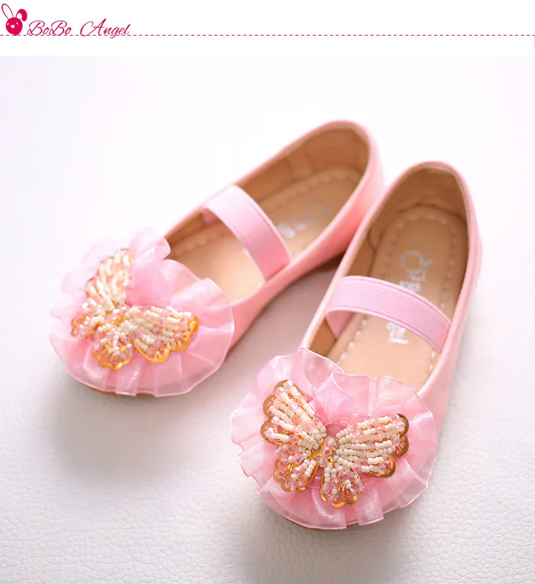 2017 Hot new girl princess shoes children's soft soles elastic belt boat shoes dance performance large size shoes JUNSHANANGEL 2017 Hot new girl princess shoes children's soft soles elastic belt boat shoes dance performance large size shoes JUNSHANANGEL