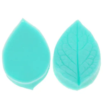 

1set/lot 2pcs 3D Leaf Veiner Shape Silicone Cake Mould Fondant Decorating Styling Bakeware Tools 870722
