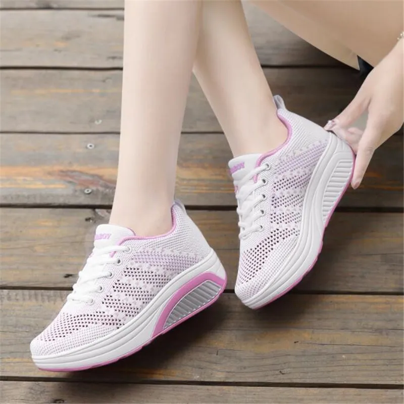 Platform sneakers for Women running shoes Height increasing shoes Girls