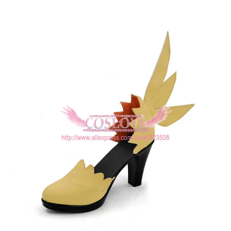 

OW Game Angel Magical Girl Yellow Cosplay Shoes Boots CosplayLove For Christmas Halloween