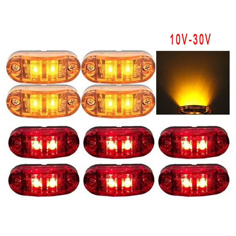 

Waterproof 10-30V 3LED Car Lights Piranha Side Marker Lights Clearance Signal Lamp Trailer LED Truck Light