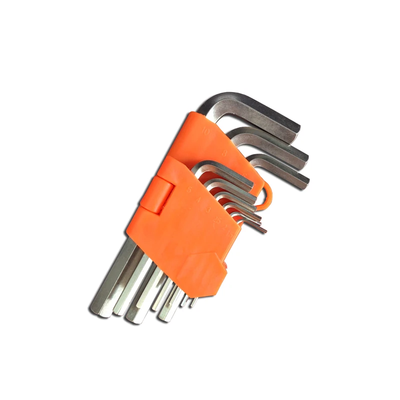 

9pc Metric Hex Allen Key Wrench Set Torque Wrench Spanner CRV Hand Tools Keys Bicycle tool Bike tool Screwdriver Long Type