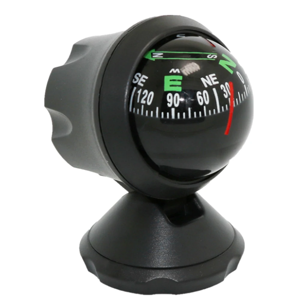 Car Dashboard Mini Compass Auto Navigation Show Direction Guide Ball Automobile Interior Parts Ornaments