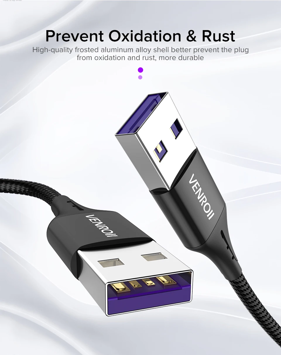 Venroii Магнитный кабель usb type C провод для быстрой зарядки для huawei P30 P20 Pro 5A SuperCharge Quick Charge 3,0 USBC магнит зарядное устройство