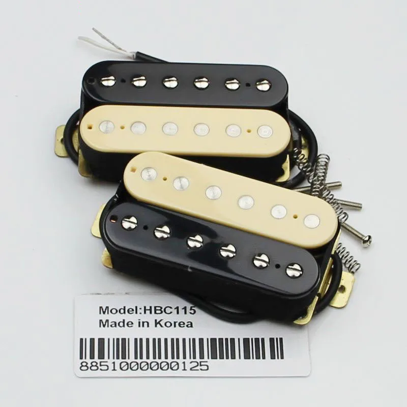 

Set of zebra Artec Maching Humbucker guitar pickups-HBC115