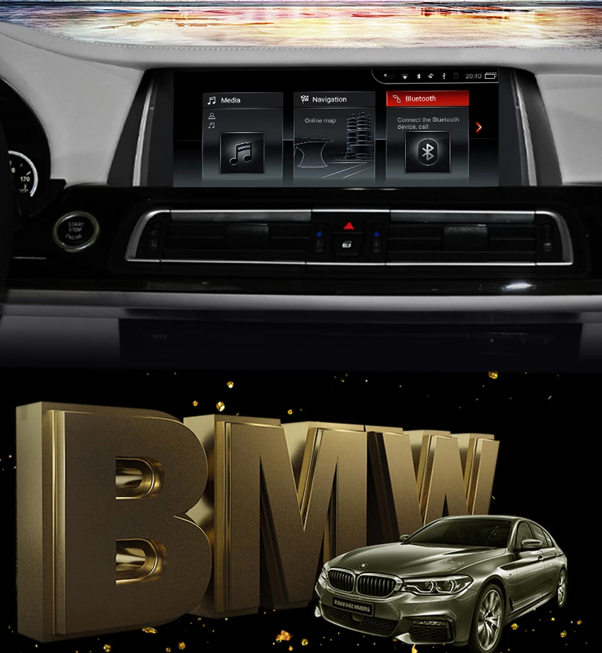 3 Koason Android 7.1 Car Audio Auto GPS Navigation System Media Stereo for BMW 7 Series F01 BNT 2013-2017