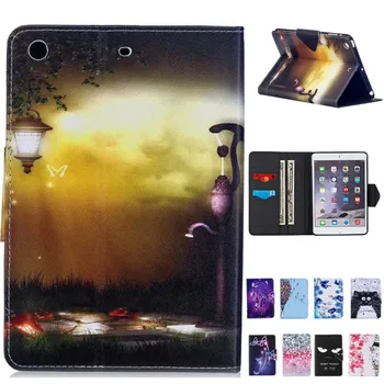

For Apple iPad mini123 Fashion Pattern PU Leather Flip Case For iPad mini2 mini3 7.9'' high quality Smart Tablet Stand cover