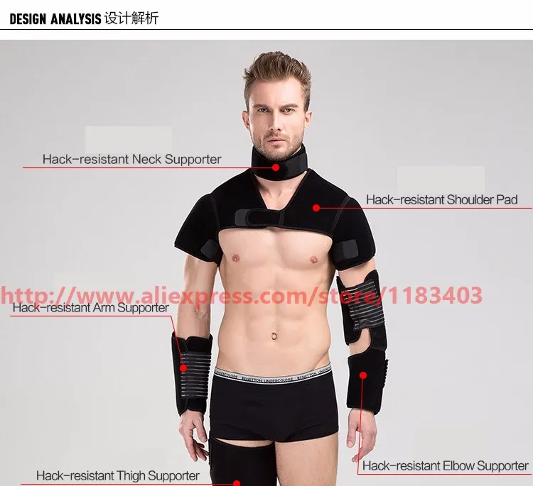 Equipamento de Proteção Anti-facada Pescoço Protetor Ombro Cotovelo Coxa Joelho Bezerro Auto-defesa Anti-corte Anti-hack Completo se Anti Ferramenta - 3 Artigos de defesa pessoal