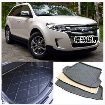 

Trunk Tray Liner Cargo Mat Floor Protector foot pad mats For Ford edge 2015 2016 2017 2colors
