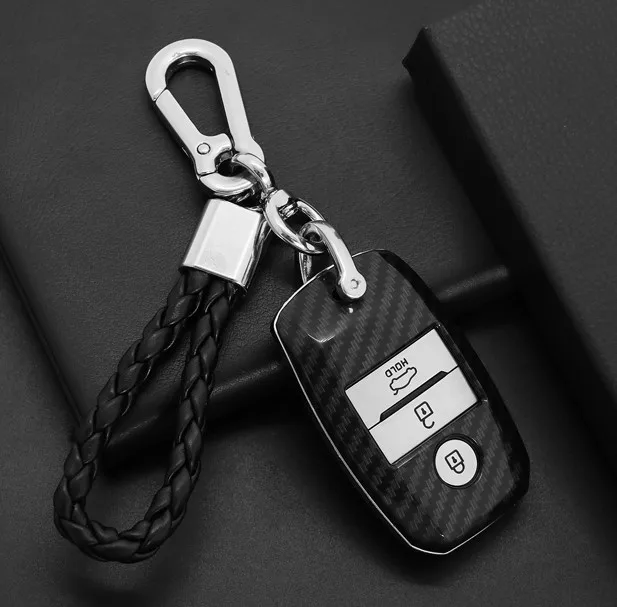 

Fashion Car Key Wallet Case Cover Bag Keychain For KIA RIO K2 KX5 Ceed Sportage Soul Sorento Cerato Spectra Carens K3 KX CROSS