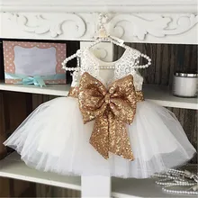 0-10 T Nouveau Mode Sequin Fleur Fille Robe Fête D’anniversaire de mariage de princesse Enfant bébé Filles Vêtements Enfants Enfants fille Robes