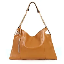 Новая модная Горячая металлическая кисточка натуральная кожа Сумочка из натуральной кожи сумка через плечо сумка