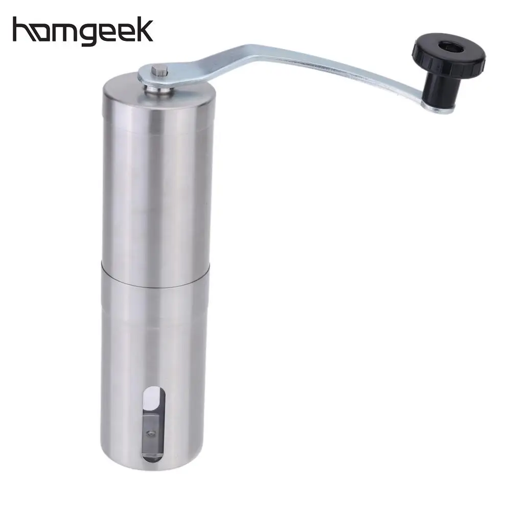 

Homgeek Stainless Steel Coffee Bean Grinder Manual Coffee Grinder Kitchen Grinding Tool Coffee Grinders for Home
