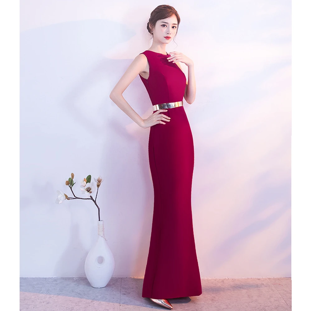 Vestidos Verano женское вечернее платье русалки выдалбливают элегантное пикантное, длиной до пола вечерние платья выпускные платья