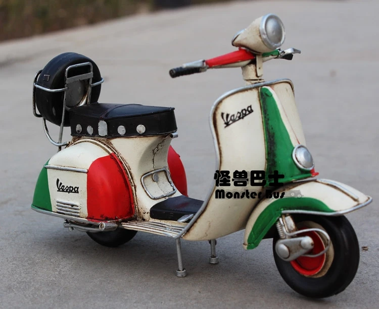 Motorcycle Model Handmade Iron Sheet 112 Classic VESPA 1955 Mix Color Retro Metal Piaggio Scooter Decoration In Diecasts Toy Vehicles From Toys Motorcycle Model Handmade Iron Sheet 112 Classic VESPA 1955 Mix Color Retro Metal Piaggio Scooter Decoration In Diecasts Toy Vehicles From Toys