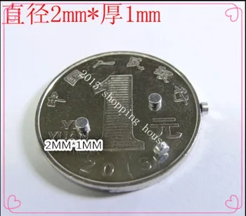 

Rare earth permanent magnet NdFeB super strong magnetic magnet circular magnet 2mmx1mm