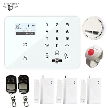

GSM Home Security Alarm System with CO Sensor Door Contact Sensor Alarm Security System for Office Home K9C
