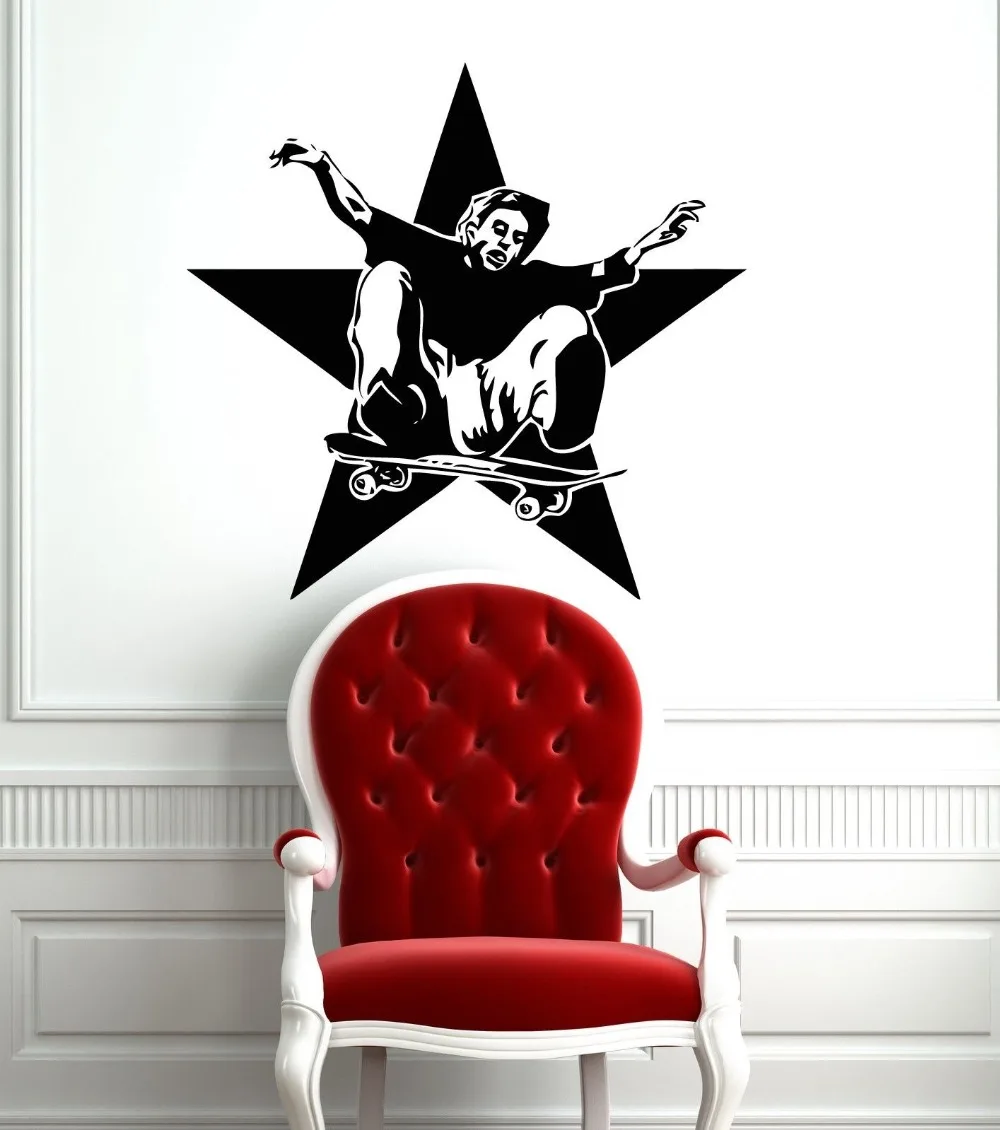 

Wall Sticker Vinyl Decal Skateboard Street Sport Youth