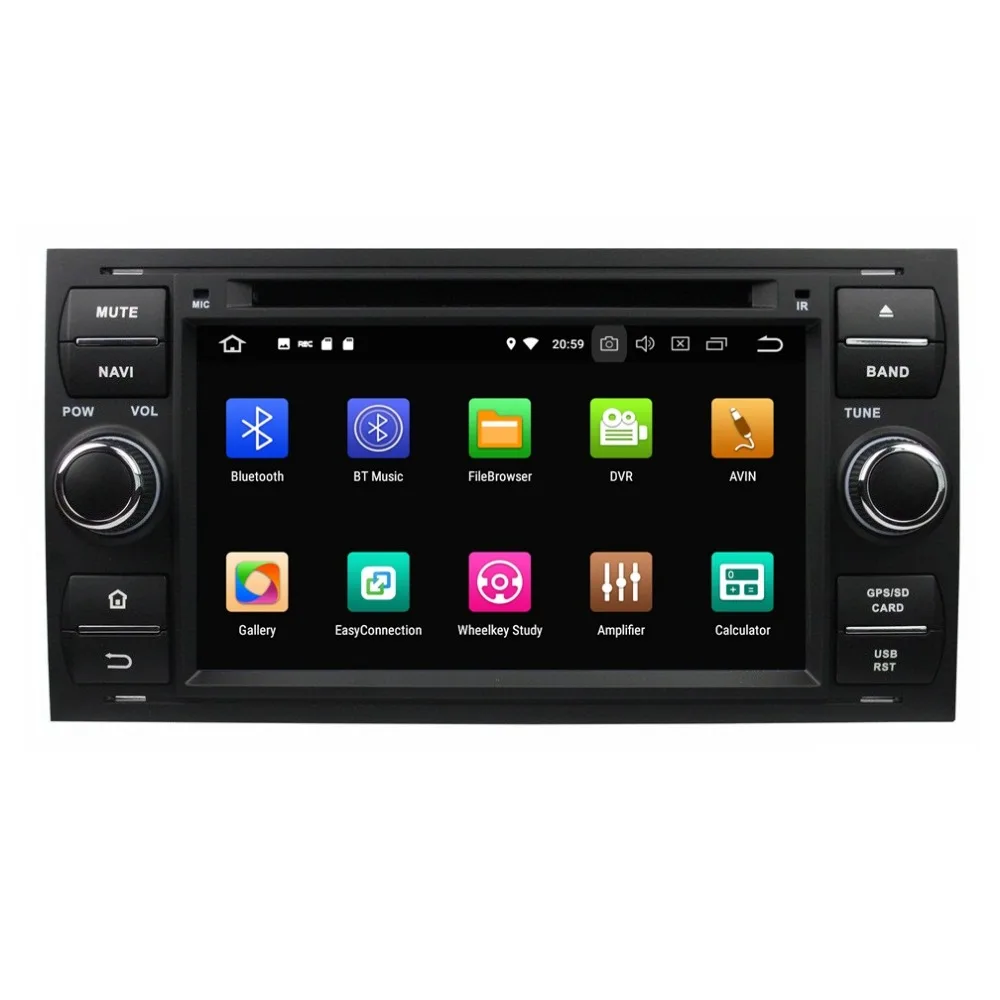 Clearance 4GB RAM Octa Core Android 8.0 Car Radio DVD Player for Ford Focus Mondeo S-MAX C-MAX Galaxy Fiesta Form Fusion Connect 2