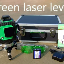 Зеленые линии 3D 12 линий лазерный уровень, самонивелирующийся 360 горизонтальный, вертикальный крест супер мощный