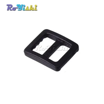 

100pcs/pack 3/8"Plastic Slider Tri-Glide Adjust Buckles Backpack Straps Webbing 10mm Black