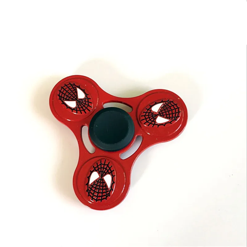 Spiderman Finger Spinner фиджет-Спиннер вертушка Спиннер ручной Спиннер для аутизма/СДВГ для избавления от стресса и тревожности фокус игрушки подарок
