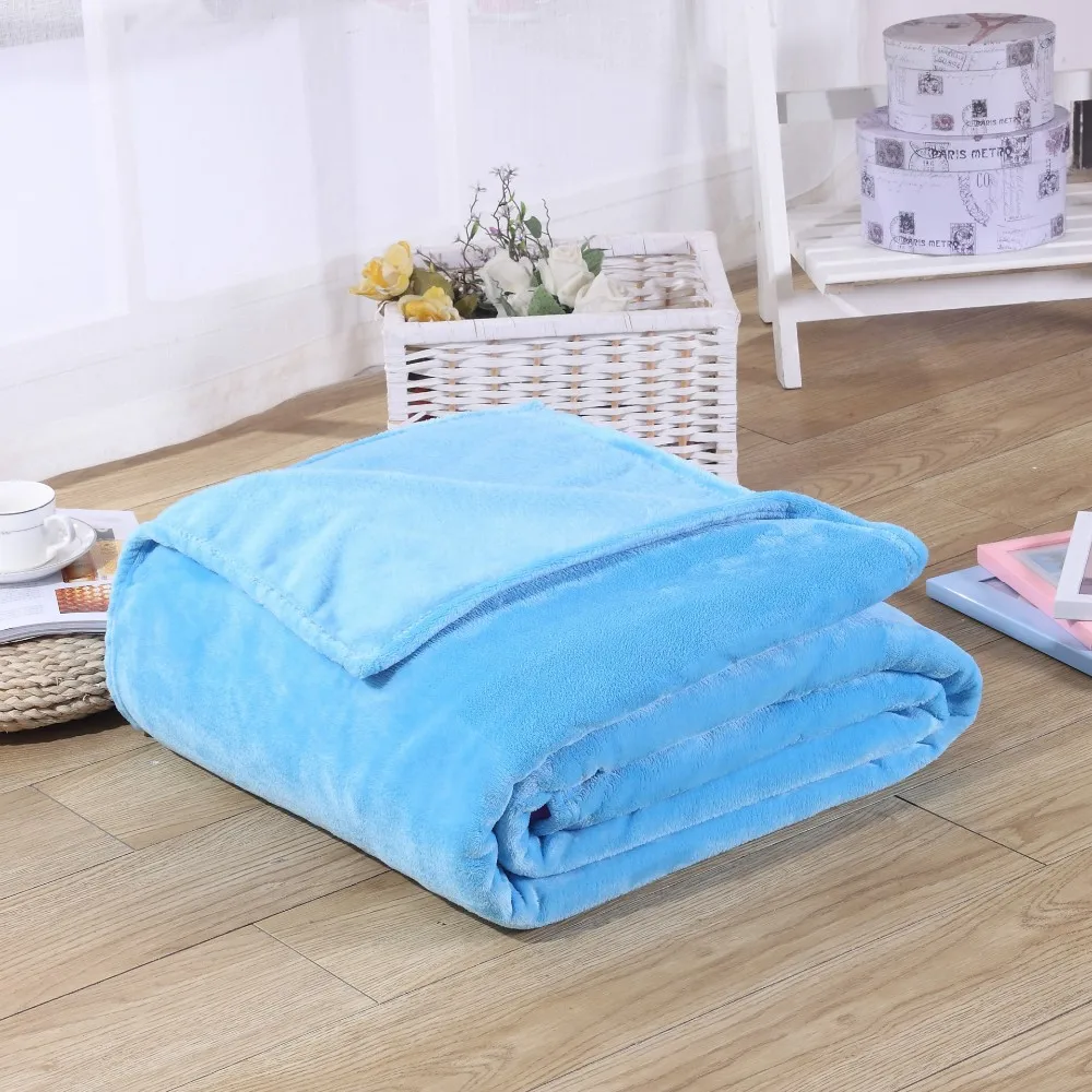Details about   Warm Coral Fleece Blanket Bedspread Sofa Throw 220Gsm Light Flannel Blanket 