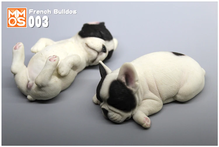 Mr.Z Animal Series 1/6 Смола спящий Французский бульдог Коллекция набор для гаража статуя